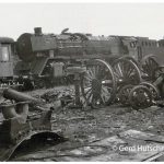 Teile der 01 058 im HG 01 092 + 01 083 auf Schrottplatz in Grafenwöhr