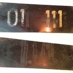 Hans und ich erhalten ein Loknummernschild der 01 111